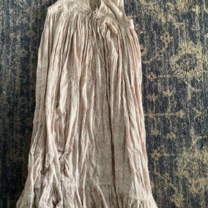 Daughters of India Ishya Gown in Soft Mushroom - S